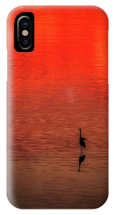 Sunrise iPhone X Case featuring the photograph Walking on Water by Tommi Del Gaudio