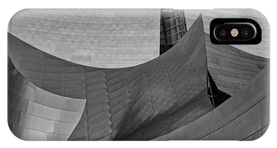 Walt Disney Concert Hall iPhone X Case featuring the photograph Walt Disney Concert Hall two by Gary Karlsen