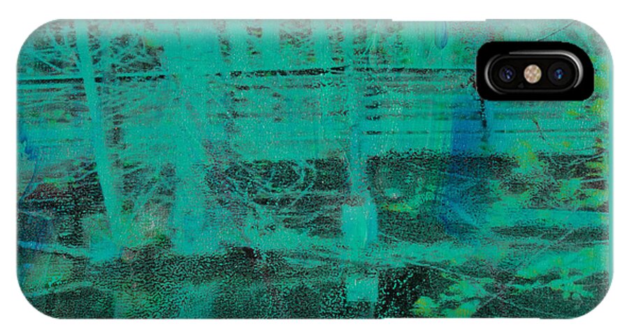 Photo iPhone X Case featuring the mixed media Water #10 by Dawn Boswell Burke