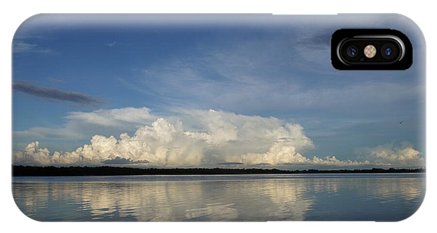 Weather iPhone X Case featuring the photograph Weather from Tampa Bay 871 by Wesley Elsberry