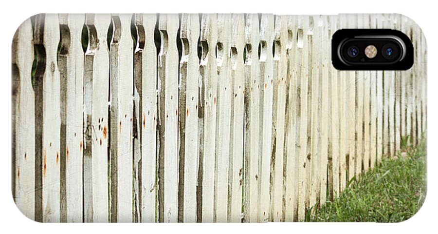 Florida iPhone X Case featuring the photograph Weathered Fence by Todd Blanchard