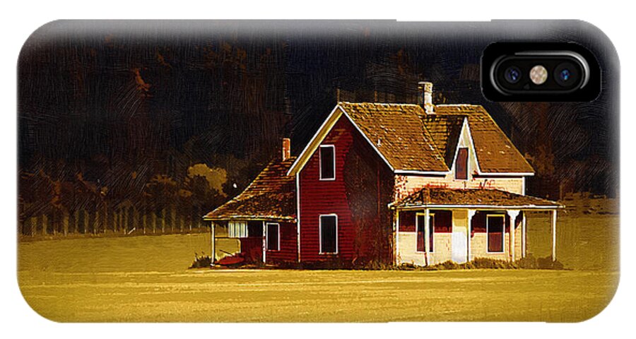 House iPhone X Case featuring the photograph Wee House by Monte Arnold