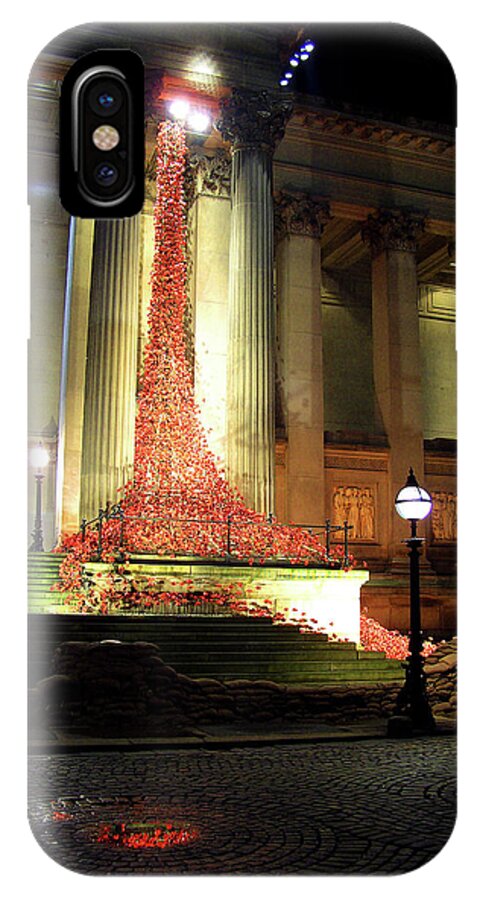 Tom iPhone X Case featuring the photograph Weeping Window Poppies by Steve Kearns