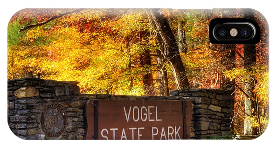 Vogel State Park iPhone X Case featuring the photograph Welcome To Vogel State Park by Greg and Chrystal Mimbs