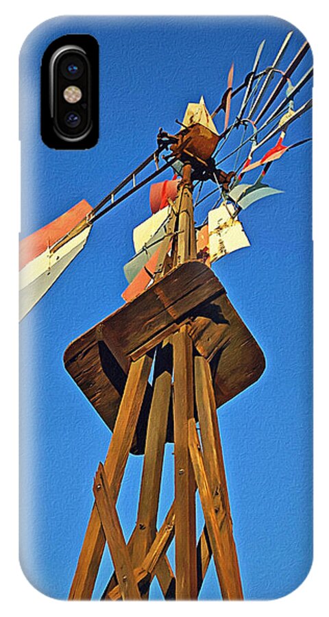 Windmill iPhone X Case featuring the photograph Which Way The Wind Blows by Glenn McCarthy Art and Photography