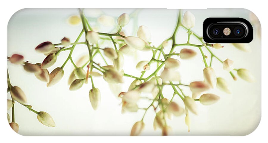 White Flowers iPhone X Case featuring the photograph White Flowers by Bobby Villapando