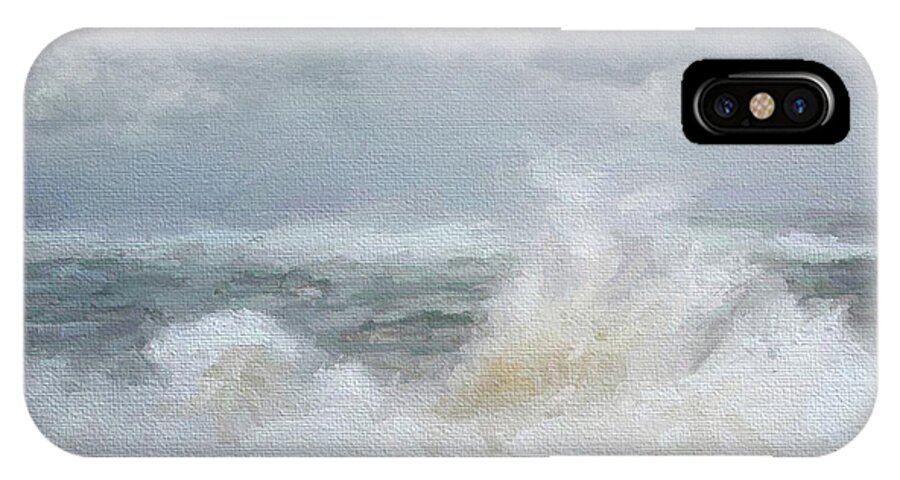 Wave iPhone X Case featuring the photograph White Water by Karen Lynch
