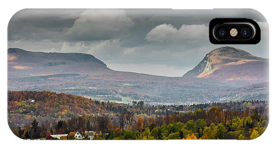 Fall iPhone X Case featuring the photograph Willoughby Gap Late Fall by Tim Kirchoff