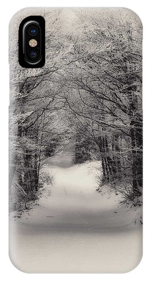 Trees iPhone X Case featuring the photograph Winter #1 by Plamen Petkov