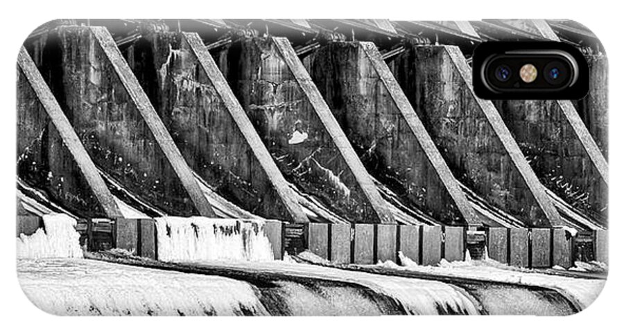 Wisconsin River iPhone X Case featuring the photograph Wisconsin River Dam by Steven Ralser