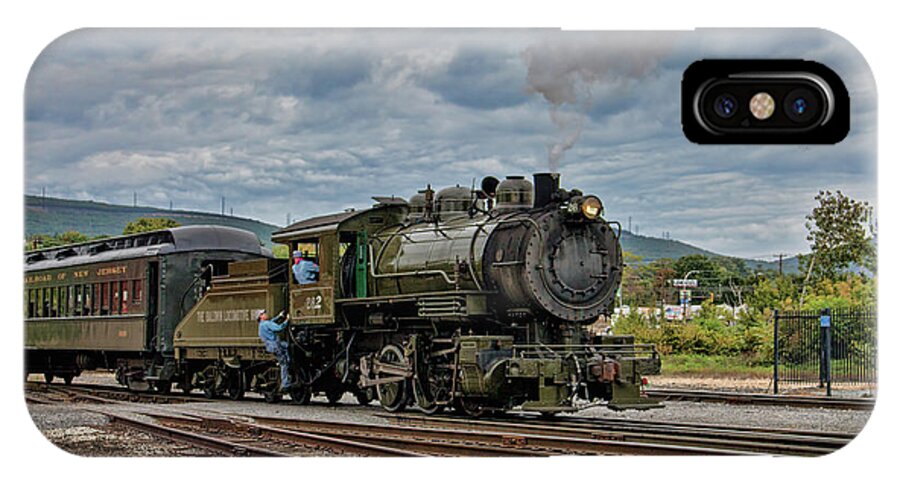 Steamtown iPhone X Case featuring the photograph Workhorse at Steamtown by Kristia Adams