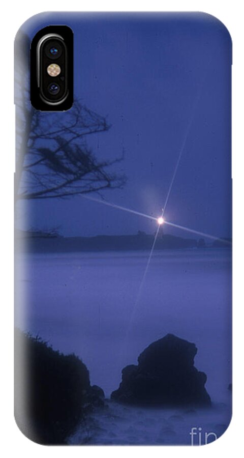 Images iPhone X Case featuring the photograph Yaquina Head at Night by Rick Bures