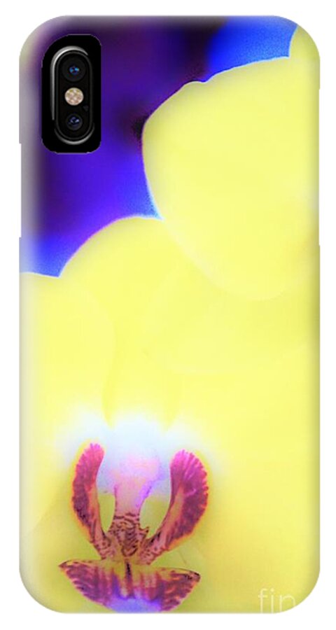 Orchid iPhone X Case featuring the photograph Yellow Orchid by Merle Grenz