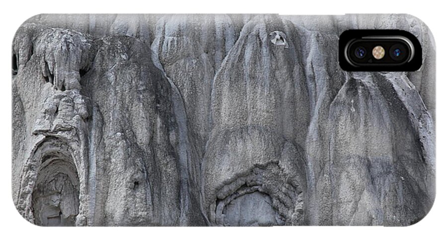 Texture iPhone X Case featuring the photograph Yellowstone 3683 by Michael Fryd