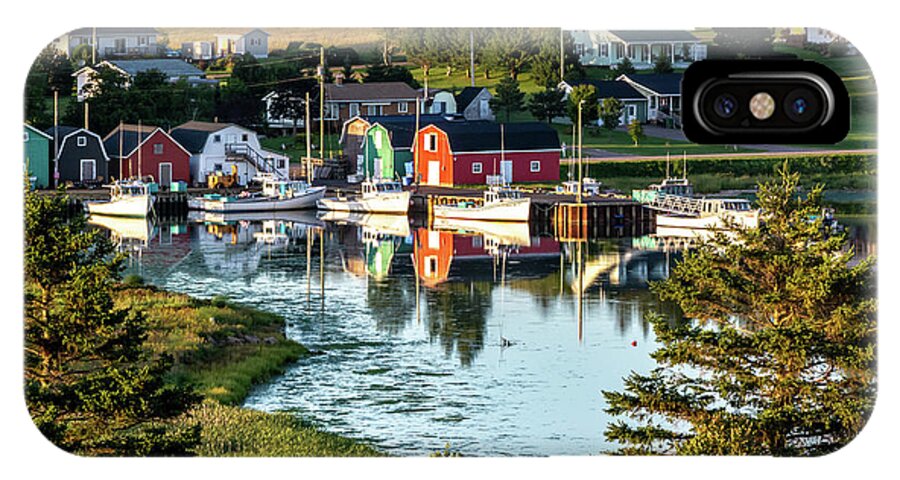 Pei iPhone X Case featuring the photograph French River Harbour #2 by Douglas Wielfaert
