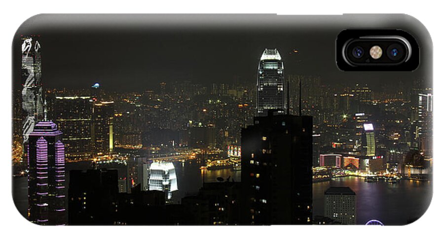 Hong Kong iPhone X Case featuring the photograph Hong Kong China #3 by Richard Krebs