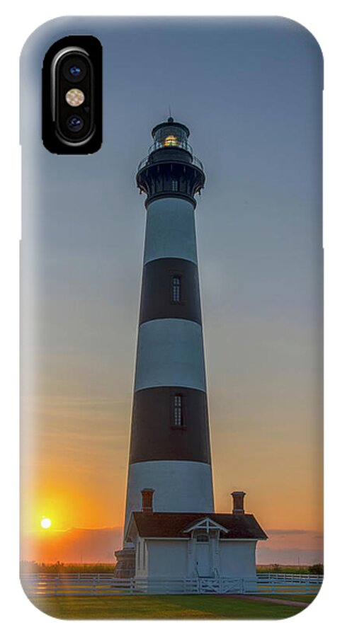 Outer Banks iPhone X Case featuring the photograph Bodie Island, Sunrise, OBX by Cindy Lark Hartman