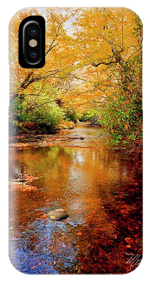 Mountain iPhone X Case featuring the photograph Boone Fork Stream by Meta Gatschenberger