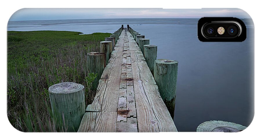 Connecticut iPhone X Case featuring the photograph Breakwater at Harvey Beach in Old Saybrook by Kyle Lee