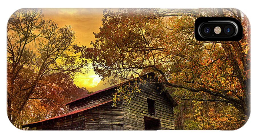 Appalachia iPhone X Case featuring the photograph Chill of an Early Fall by Debra and Dave Vanderlaan