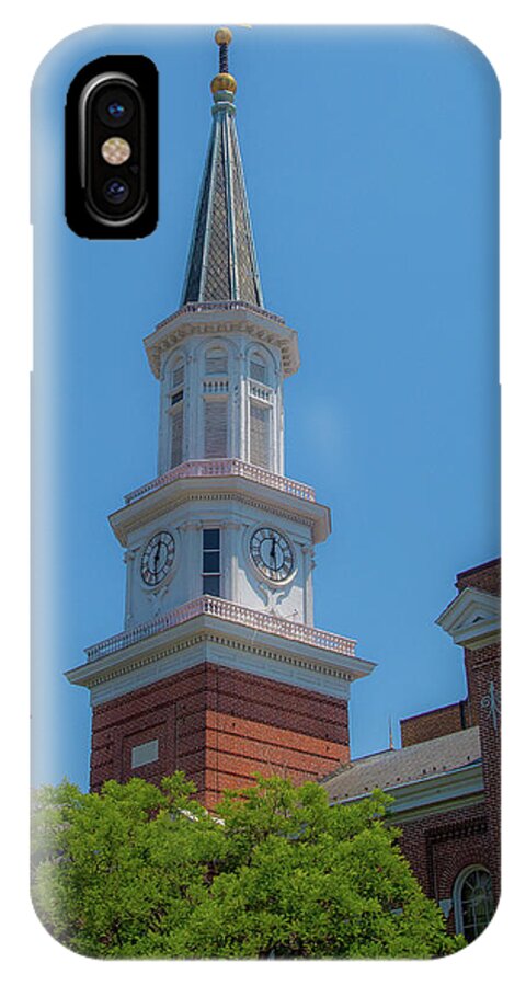 City Hall iPhone X Case featuring the photograph City Hall by Lora J Wilson