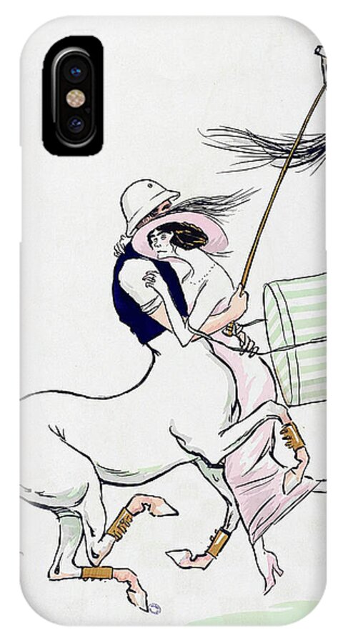 Coco Chanel And Arthur Capel, 1913 iPhone X Case by Science Source
