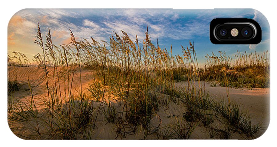 Dawn On The Dunes Prints iPhone X Case featuring the photograph Dawn On The Dunes by John Harding