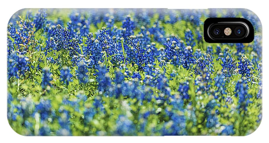 Texas iPhone X Case featuring the photograph Ennis Bluebonnets by Peter Hull