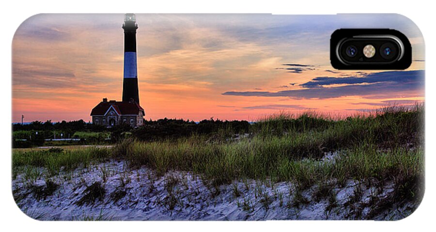 Fire Island iPhone X Case featuring the photograph Fire Island Lighthouse by Rick Berk