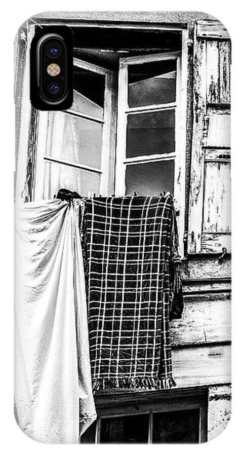 Architecture iPhone X Case featuring the photograph Franch Laundry by Thomas Marchessault