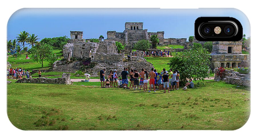 Mexico iPhone X Case featuring the photograph In the footsteps of the Maya by Sun Travels