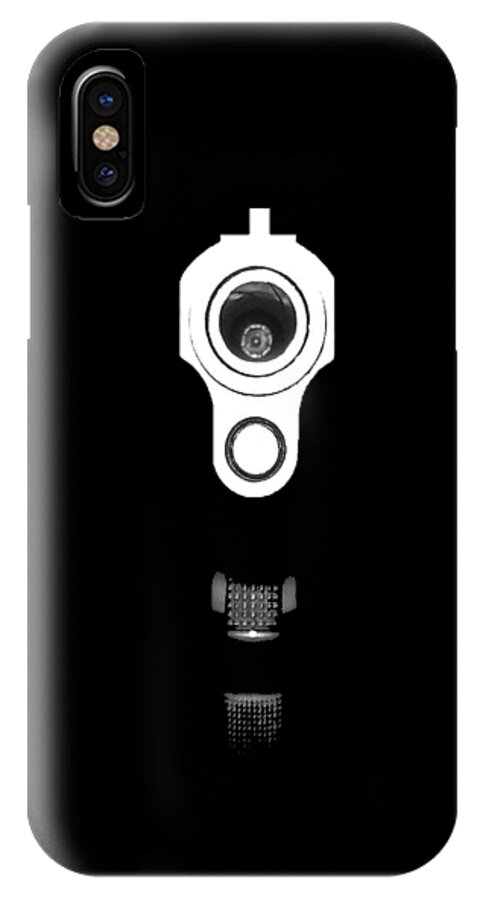 Loaded Weapon iPhone X Case featuring the photograph Locked and Loaded .png by Al Powell Photography USA