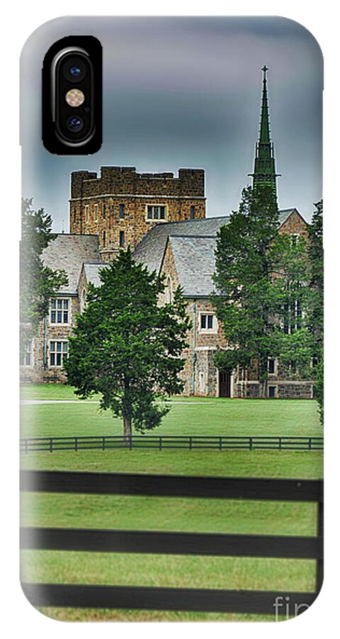 Berry College iPhone X Case featuring the photograph Mary Hall, Berry College by Ken Johnson