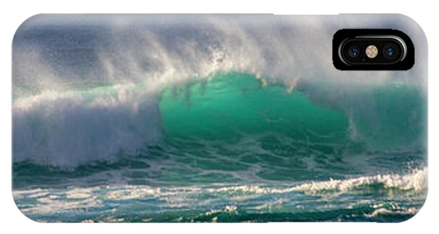 Ocean iPhone X Case featuring the photograph North Shore by Anthony Jones