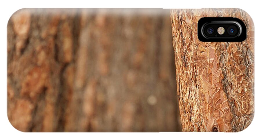 Bend iPhone X Case featuring the photograph Ponderosa pine bark detail by Steve Estvanik