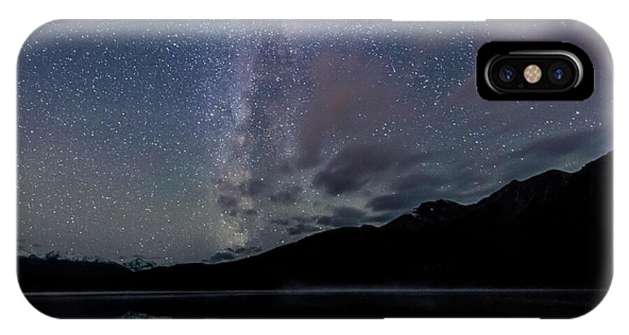 Night iPhone X Case featuring the photograph Power of the Pyramid by Alex Lapidus