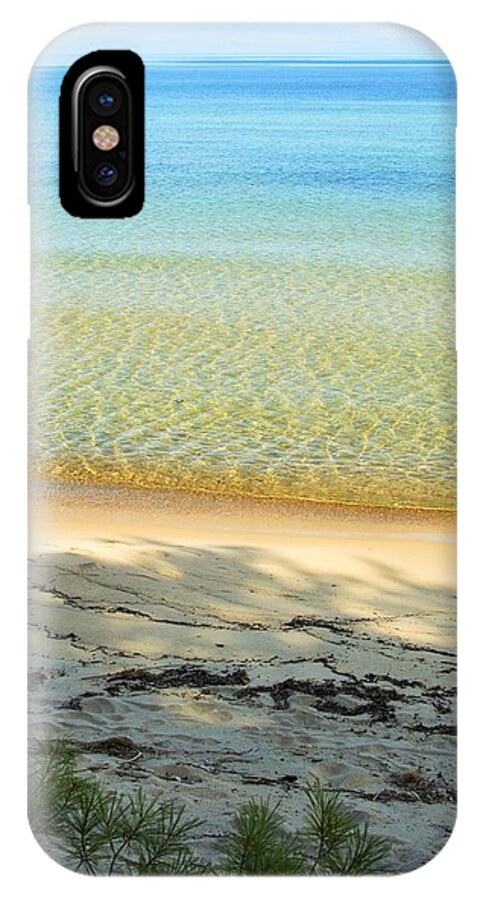 Sandy Blue iPhone X Case featuring the photograph Sandy Blue by Tom Kelly