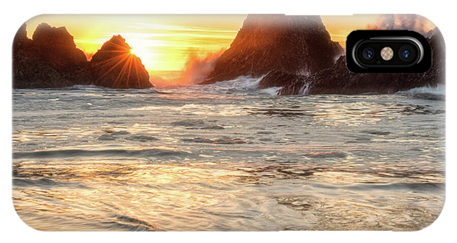 Seal Rock iPhone X Case featuring the photograph Seal Rock by Russell Pugh