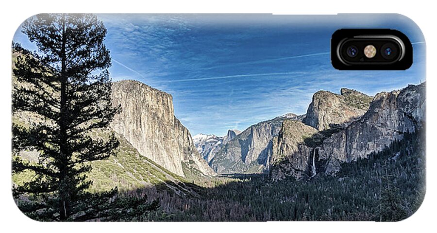 Mountain iPhone X Case featuring the photograph Shadows in the Valley by Portia Olaughlin