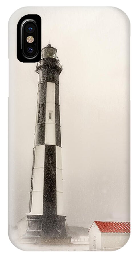 Cape Henry iPhone X Case featuring the photograph Snowbound by Russell Pugh