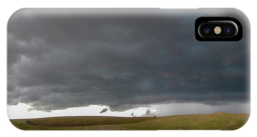 Nebraskasc iPhone X Case featuring the photograph Storm Chasin in Nader Alley 016 by NebraskaSC