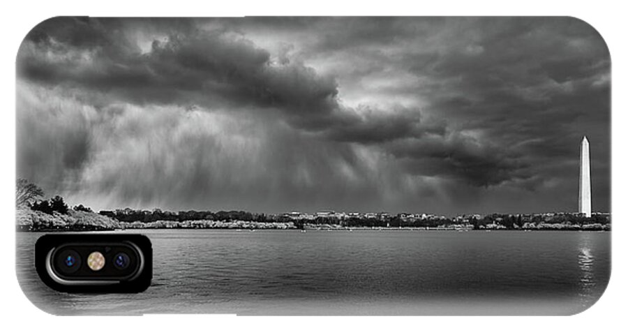 Washington Monument iPhone X Case featuring the photograph Storm Over Washington by Todd Henson