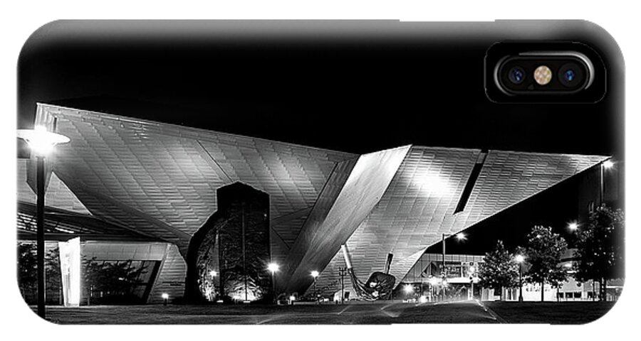 Denver iPhone X Case featuring the photograph The DAM at Night by Tim Kathka