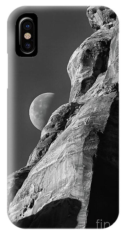 Utah In Black And White iPhone X Case featuring the photograph The Edge of Night by Jim Garrison