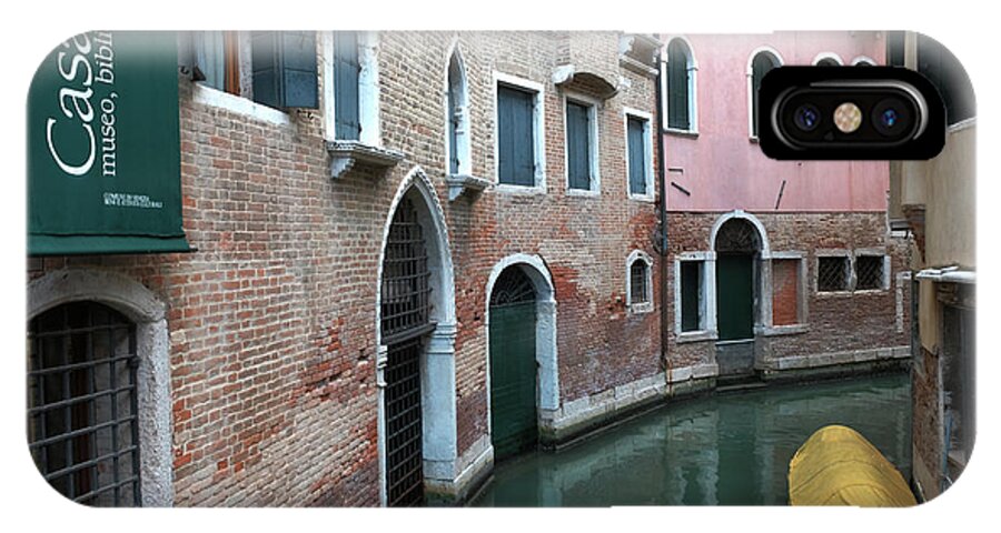 Venetian Streets -canals.carlo Galdoni Museum By Marina Usmanskaya iPhone X Case featuring the photograph Venetian streets -canals. Carlo Galdoni Museum by Marina Usmanskaya