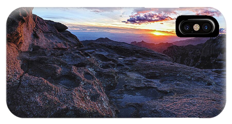 Tucson iPhone X Case featuring the photograph Windy Point Sunset by Chance Kafka