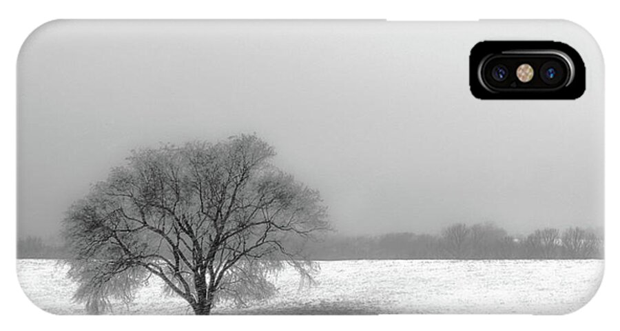 Tree iPhone X Case featuring the photograph Alone by Don Spenner
