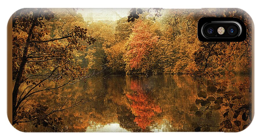 Autumn iPhone X Case featuring the photograph Autumn Reflected by Jessica Jenney