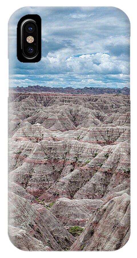 Big Badlands Overlook iPhone X Case featuring the photograph Badlands National Park by Kyle Hanson