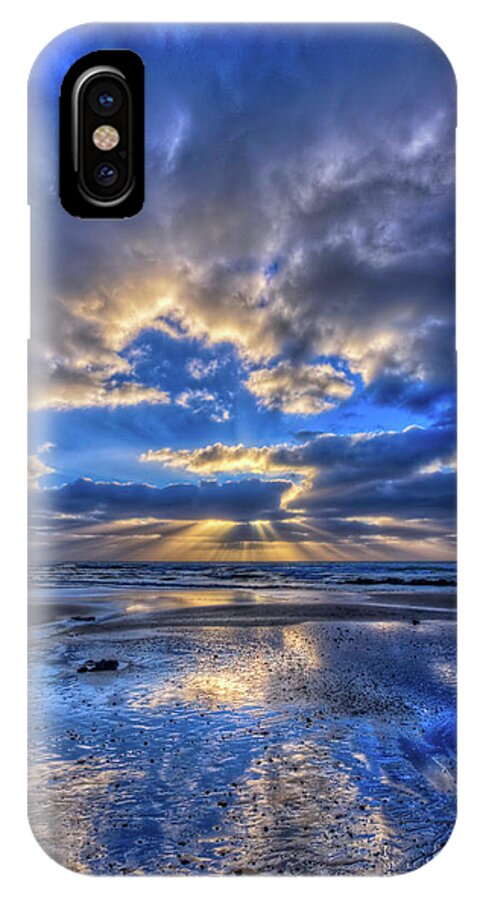 Storm iPhone X Case featuring the photograph Blue by Beth Sargent